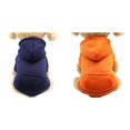 thumbnail image 1 of (2-Pack) Rinsvye Polyester Hoodied Sweatshirts with Small Dog Clothes for Pocket Dog Clothes Pet Dog Clothing Dog Fleece Dog Clothes Puppy Leash for Small Dogs, 1 of 4