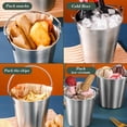 thumbnail image 4 of Stainless Steel Ice Bucket, Creative Champagne Beer Bucket, Restaurant Food Container, Portable Design, Cold Keeping Effect, Easy to Clean, for Picnic Gathering, 4 of 6