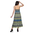 thumbnail image 3 of Moomaya Printed Sleeveless Long Maxi Dress Spaghetti Straps With Lace Trim, 3 of 6
