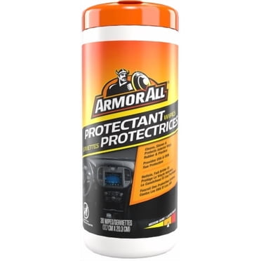 Armor All Original Formula Car Cleaning Protectant Wipes, 30 Count