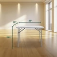 thumbnail image 5 of NPS BT3636 36x36 Pouces Table Pliante Moderne en Plastique Robuste en Gris Moucheté, 5 of 5
