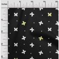 thumbnail image 2 of oneOone Rayon Black Fabric Floral & Sewing Craft Projects Fabric Prints By Yard 56 Inch Wide, 2 of 5