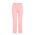 thumbnail image 4 of Timegard Womens Plus Size Pants Elastic Waisted Solid Color Lightweight Pants Lounge Trousers Pockets, 4 of 4