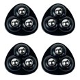 thumbnail image 1 of IMENGL Liquidation! Delayuji Roue Universelle Roulettes Autocollantes pour Petits Appareils Rotation à 360° Mini Roulettes pour Rangement de Meubles 4 Pcs Drcoevo Taille Unique Noir, 1 of 9