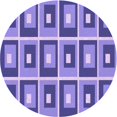 thumbnail image 1 of Ahgly Company Tapis d'Intérieur Lavable en Machine Carré Transitionnel Violet Améthyste Violet, 3 Pieds Carré, 1 of 7