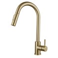 thumbnail image 1 of CAROOTU Touching Kitchen Faucet with Pull Down Sprayer Single Handle Stainless Steel for Home Sink, 1 of 7