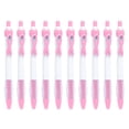 thumbnail image 1 of 10 Pcs Ribbon Retractable Gel Roller Pen Breast Cancer Awareness Ribbon Pen Point Breast Cancer Pens Plastic Gel Ballpoint Pens For Women Gift 10ML, 1 of 4