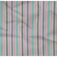 thumbnail image 3 of oneOone Organic Cotton Poplin Twill Fabric Multicolor Stripe Print Fabric By Yard 42 Inch Wide, 3 of 3