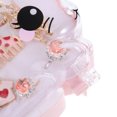 thumbnail image 4 of CIMAXIC Birthday 1 Set Of Cute Clip On Earrings For Little Girls No Piercing Needed Jewelry Decoration With Delicate Cartoon Finger Rings For Princess Parties Birthdays Anniversaries, 4 of 4