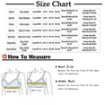 thumbnail image 3 of Yuyuzo Womens Front Closure Bras Wireless Full Coverage Comfortable Push up Bralettes Everyday Bras, 3 of 3