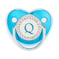 thumbnail image 1 of XZNGL Pacifier Clips Baby Girl Baby Pacifier 26 Letter Name Initials Clip Silicone Baby Pacifier Golden Shiny Newborn Pacifier Silicone Pacifier Clip, 1 of 3