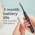 thumbnail image 2 of Philips One by Sonicare Battery Toothbrush, Midnight, HY1100, 2 of 8