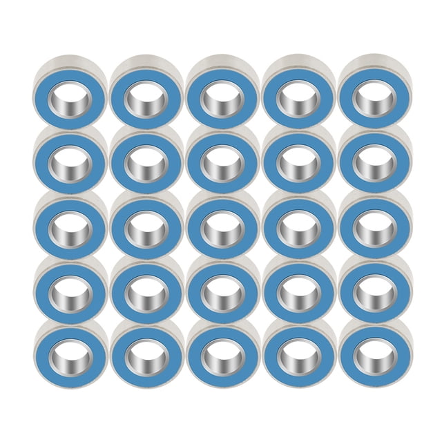 Rubber Sealed Ball Bearings, High Stability Dustproof Bearings, High Reliability Durable For Machine Tool Electronic Equipment
