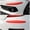Red, variant on Front And Rear Collision Strip Carbon Fiber Stripe Protection Strip Scratch Tape Body Scratch Decoration Protection Sticker