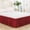 Red_Base#813, variant on Summer Savings Violete Bed Skirt Wrap Around Elastic Ruffles with Elastic Belt