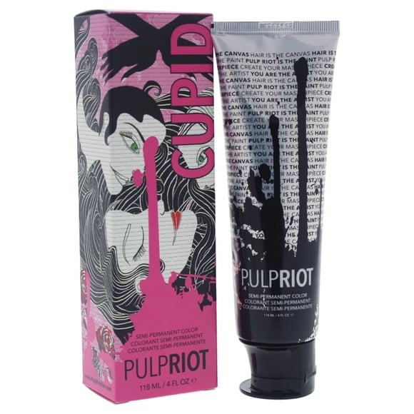 Semi-Permanent Color Cupid - Bright Pink by Pulp Riot for Unisex - 4 oz Hair Color