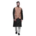 thumbnail image 1 of Atasi Ensemble de Pyjama Kurta Churidar Ethnique avec Veste Nehru Imprimée pour Hommes, 1 of 3