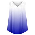 thumbnail image 4 of Plebaso Womens Tank Tops V Neck Gradient Lightweight Eyelet Shirts Flowy Loose Summer Sleeveless Blouses, 4 of 7