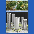 thumbnail image 3 of facefd 10/Set Train LED Light Fairy Garden Lawn 3V Lamp Post Blue Light, 3 of 9