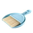 thumbnail image 1 of Dust Pan Small Broom And Dustpan Set Mini Hanging Keyboard Laptop Broom Dustpan For Office Table Desk CleaningBlue, 1 of 1