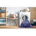 thumbnail image 2 of Ahgly Company Tapis d'Intérieur Lavables en Machine Bleu Ciel de Transition, 8' Carré, 2 of 7