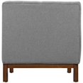 thumbnail image 4 of LexMod Panache Fabric Armchair, Expectation Gray, 4 of 5