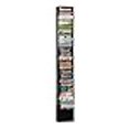 thumbnail image 3 of Durham 401-08 Steel 23 Contour Pocket Vertical Literature Rack, Black, 3 of 3