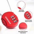 thumbnail image 4 of Shengyu 2pack/lot Travel With Confidence With High Security Luggage Lock Combination Padlock Digital Padlock 1Set, 4 of 6