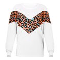 thumbnail image 3 of RKSTN Sweaters for Women Fashion Leopard Print Comfortable Long Sleeves Sweater Tops Fall Sweaters, 3 of 8