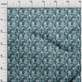 thumbnail image 3 of oneOone Cotton Poplin Teal Blue Fabric Abstract Bird Sewing Craft Projects Fabric Prints By Yard 42 Inch Wide, 3 of 4
