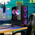 thumbnail image 4 of Gaming AQVIN AQ10 RGB Computer PC - Intel Core i7 Processor Up to 4.6Ghz, GeForce RTX 5050 8GB GDDR6 HDMI, 32GB DDR4 RAM, 1TB SSD, WiFi, Windows 11, 4 of 5