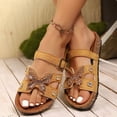 thumbnail image 3 of IUJSOY Slipper for Women Cork Footbed Slide Sandals Size 7, 3 of 9