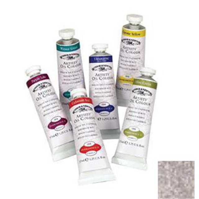 Winsor & Newton 1214511 37ml Artists Oil Color - Pewter