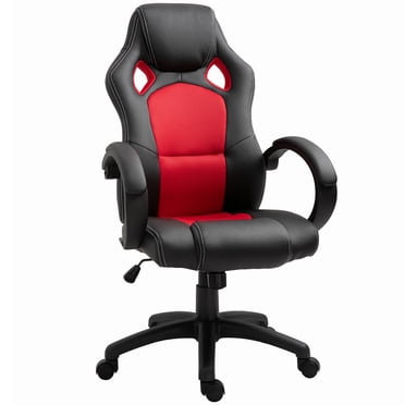 HOMCOM Office Chair Office Racecar Styled Computer Chair Racecar Style