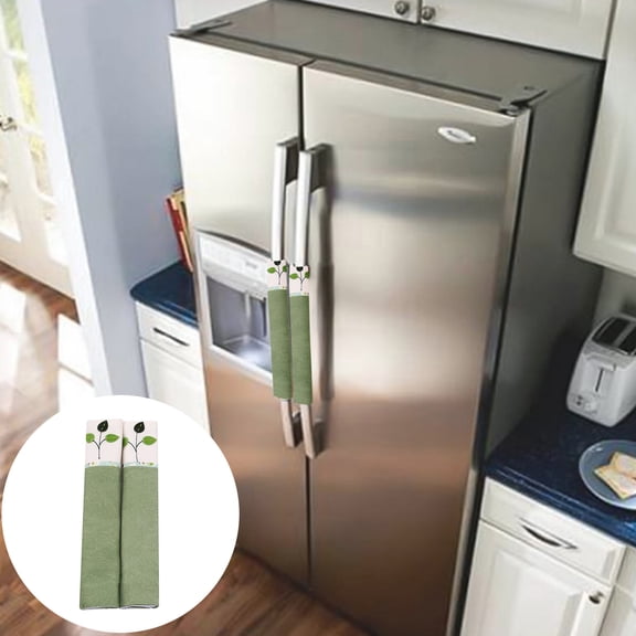 Housses de Poignées de Réfrigérateur de Cuisine Antistatiques Pratiques pour Meubles 2 Pcs pour Porte de Réfrigérateur et - Embout de Protection