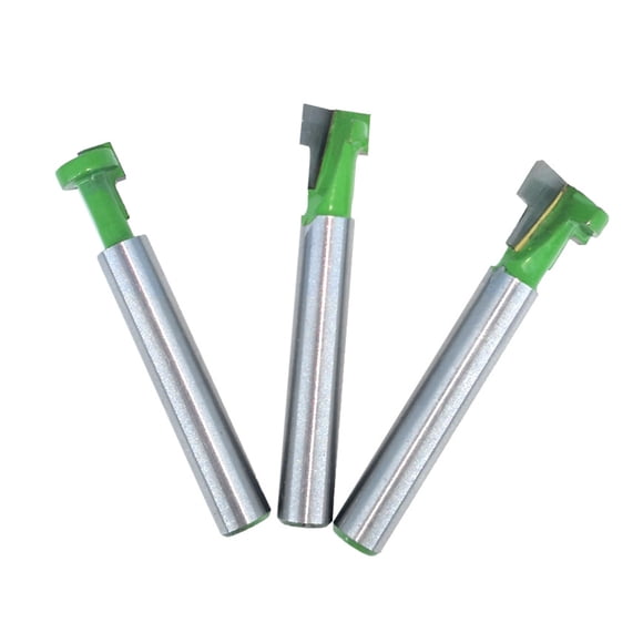 Labymos Keyhole Router Bits Set 6.35mm (1/4 Inch) Shank 5/16 3/8 & 1/2 Inch Blade