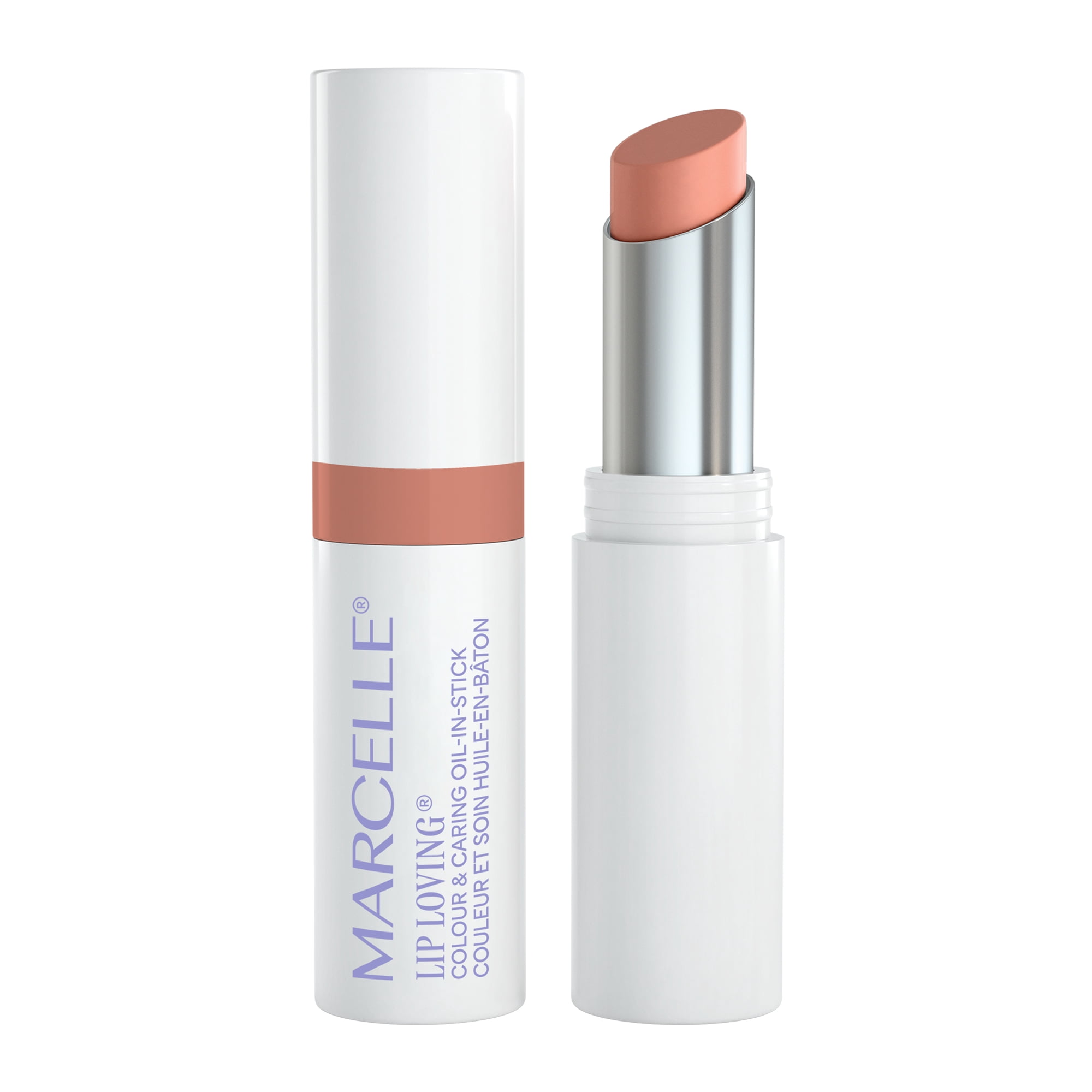 Marcelle Rouge à lèvres couleur & soin huile-en-stick Lip Loving, Or Parfait