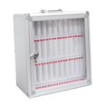 thumbnail image 3 of Bunblic Armoire de Rangement pour Téléphone Porte Transparente avec 2 Clés Boîte de Rangement Mobile Robuste 30 Fentes, 3 of 8