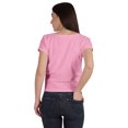 thumbnail image 4 of Inkmeso T-shirt Court d'Été à Nœud Torsadé à l'Avant pour Femmes à Manches Courtes, 4 of 8