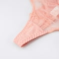 thumbnail image 5 of Soutien-gorge Balconnet Demi-Bonnet Non Doublé en Dentelle pour Femme à Armatures, Transparent, et String Transparent, 5 of 5