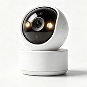 Caméra Intérieure Wi-Fi à Inclinaison Panoramique, Conversation Bidirectionnelle, Alerte de Mouvement et Enregistrement en Boucle de 30 Jours