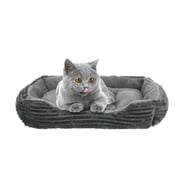 LSLJS Fashion Dog Bed Kennel Small Pet Puppy Round Bed House Soft Warm Pad