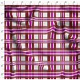 thumbnail image 4 of Soimoi Pink Poly Georgette Fabric Gingham Check Printed Fabric 1 Yard 42 Inch Wide, 4 of 5