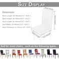 thumbnail image 4 of RisingPro Spandex Stretch Wedding Banquet Chair Cover Morocco Party Decor Dining Room Seat Cover, 4 of 6