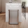 thumbnail image 2 of Simplehuman 55 Liter / 14.5 Gallon Rectangular Kitchen Step Trash Can, Brushed Stainless Steel, 2 of 9