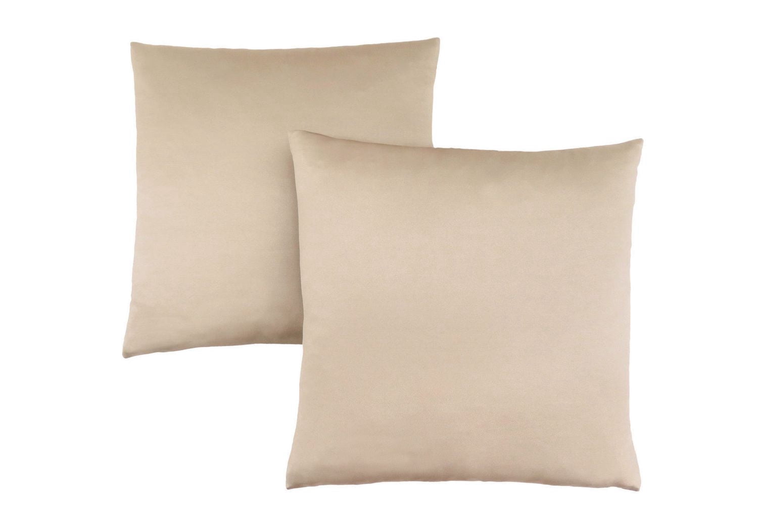Monarch Specialties Oreillers, Lot De 2, 18 X 18 Carré, Encart Inclus, Jeté Décoratif, Accent, Sofa, Canapé, Chambre À Coucher, Polyester, Hypoallergénique, Or, Moderne