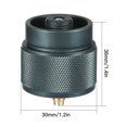 thumbnail image 2 of Lixada Ultralight Portable Outdoor Camping Gas Stove with Gas Tank Adapter Converter Hiking Backpacking Picnic Cooking Stove 3500W, 2 of 8
