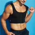 thumbnail image 4 of tredstone Men Chest Shape Vests Male Control Breast Gynecomastia Professional Slimming Tank Top Correct Corset Compressing Compression No.1, 4 of 9