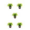 thumbnail image 3 of Decodeary Green Eco-friendly Artificial Money Tree In Pot Long-lasting Durability Realistic Appearance yellow babysbreath 5Set, 3 of 6