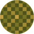 thumbnail image 1 of Ahgly Tapis d'Intérieur Lavable en Machine Carré Transitionnel Vert Armée, 3 Pieds Carré, 1 of 7